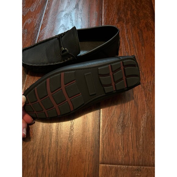 JABASIC Kids Penny Loafer Casual Slip-On Moccasin Flats Boys Dress Shoes - Picture 7 of 7